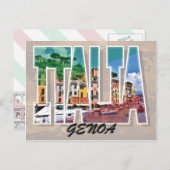 Genua, Italien Postkarte (Vorne/Hinten)