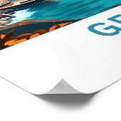 Genua Italien Reisen Print Poster (Ecke)