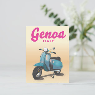 Genua Italien Roller Postkarte