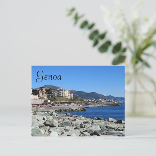 Genua-Küste Postkarte (Stehend Vorderseite)