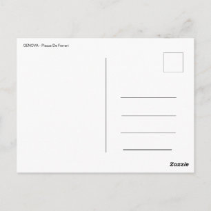 Genua - Piazza de Ferrari Postkarte