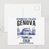 Genua Postkarte (Vorne/Hinten)