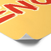 GENUG!! Atheistisches Poster! Poster (Ecke)