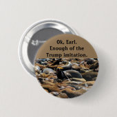 Genug der Trumpfnachahmung Button (Vorne & Hinten)