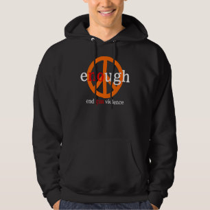Genug End Gun Gewalt No Gun Awareness Day Wear Hoodie