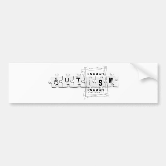 Genug ist genug autoaufkleber (Vorne)