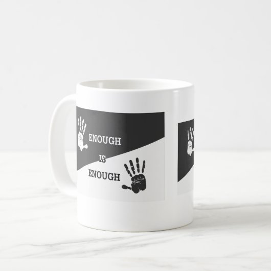 GENUG IST GENUG KAFFEETASSE (Vorderseite Links)