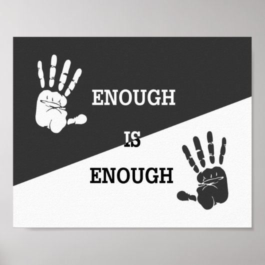 Genug ist genug poster (Vorne)