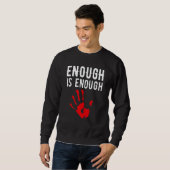 Genug ist genug sweatshirt (Vorne ganz)