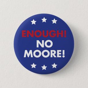 Genug! Kein Moore! Knopf-Button Button