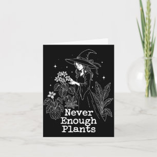 Genug Pflanzen _ Botanischer Gärtner Halloween Hex Karte
