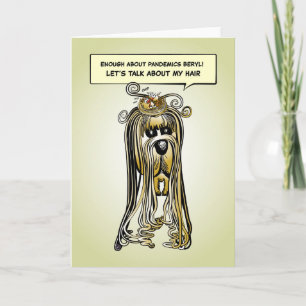 Genug über Pandemien lustig Karte