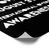 Genug Überdosierung Internationales Bewusstsein fü Poster (Ecke)