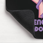 Genug Überdosierung Lila Ribbon-Opioid Überdosieru Mousepad (Ecke)