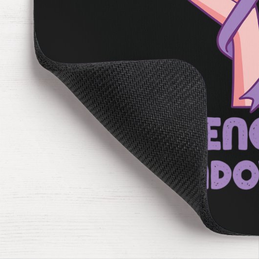 Genug Überdosierung Lila Ribbon-Opioid Überdosieru Mousepad (Ecke)