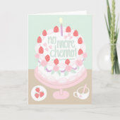 Genügen Sie Krebsförderungsmotivation pink Karte (Vorderseite)