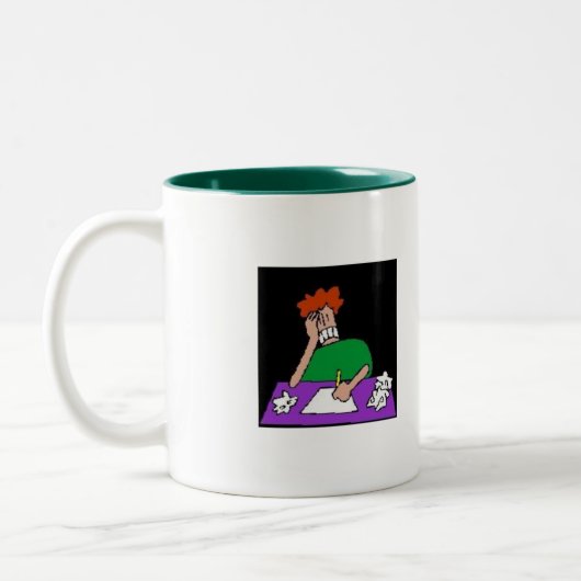 Genügend Kaffee-… Abkommen mit Ihnen? Zweifarbige Tasse (Links)