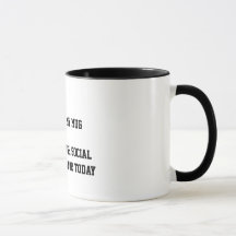 Genügend Sozialinteraktion für Tag-Tasse