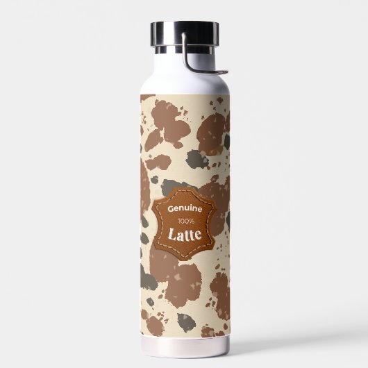 Genuine 100% Latte Mug | Cowhide Coffee Aesthetic Trinkflasche (Links)