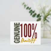 Genuine Bailiff Postkarte (Stehend Vorderseite)