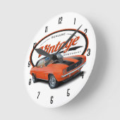 Genuine Camaro Runde Wanduhr (Winkel)