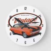 Genuine Camaro Runde Wanduhr (Vorderseite)