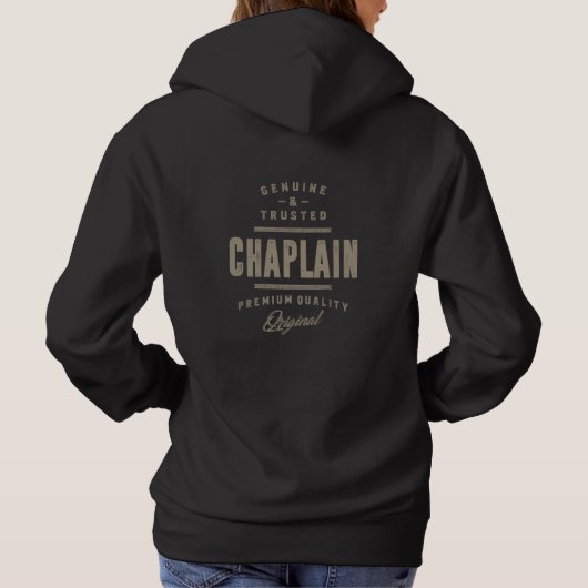 Genuine Chaplain Hoodie (Rückseite)