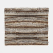 GENUINE CHINCHILLA FUR SEOK SHERPA BLANKET FLEECEDECKE (Vorderseite (Horizontal))