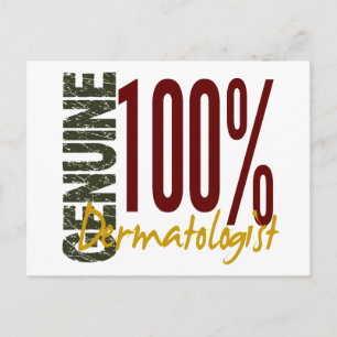 Genuine Dermatologin Postkarte