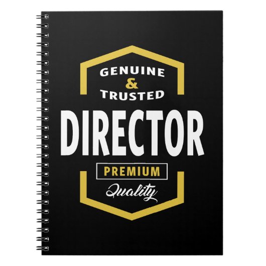 Genuine Director Gift Ideas Notizblock (Vorderseite)
