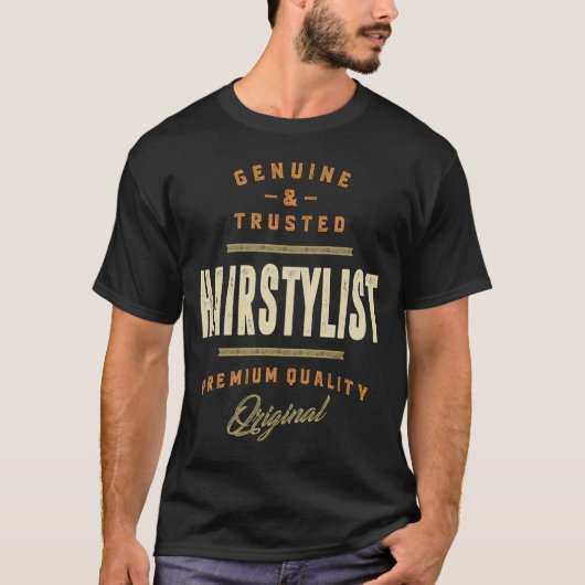 Genuine Hairstylist T-Shirt (Vorderseite)