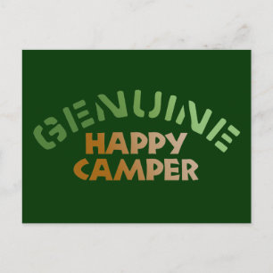 Genuine Happy Camper Postkarte