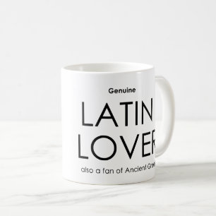 Genuine Latin Lover - auch ein Fan des antiken Gri Kaffeetasse