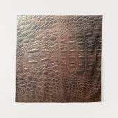 Genuine leather texture backgroundr close-up, embo wandteppich (Vorderseite)