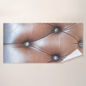 Genuine leather upholstery background, luxury dec badehandtuch (Badehandtuch)