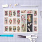 Genuine (nicht KI) Hand Whimsy Ephemera Seidenpapier (Handwerk)