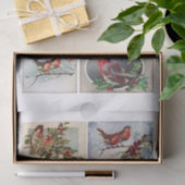 Genuine (nicht KI) Robin Bird Ephemera Fussy Cuts Seidenpapier (Geschenk)