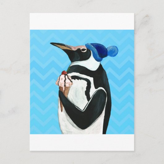 Genuine Penguin Postkarte (Vorderseite)