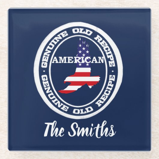 Genuine Recipe American Glasuntersetzer (Vorderseite)