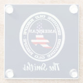 Genuine Recipe American Glasuntersetzer (Rückseite)