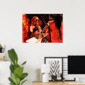 GENUINE ROCK LENS POTER POSTER (Heimbüro)