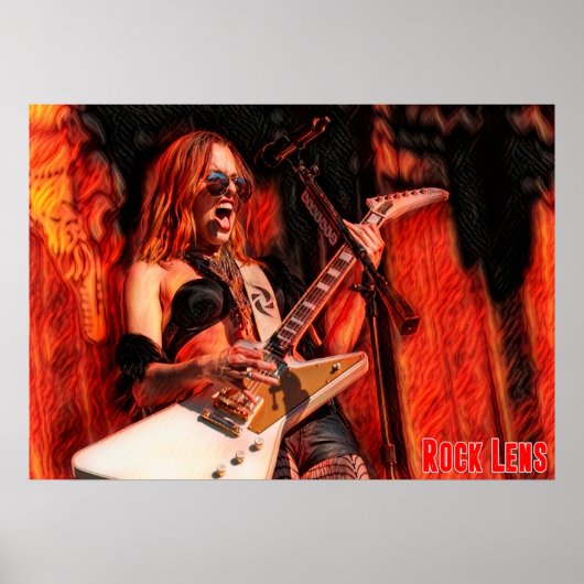 GENUINE ROCK LENS POTER POSTER (Vorne)