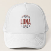 Genuine und Trusted Luna Truckerkappe (Vorderseite)
