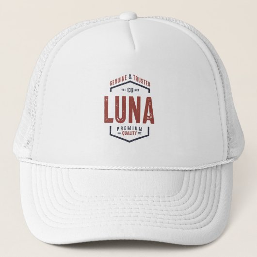 Genuine und Trusted Luna Truckerkappe (Vorderseite)