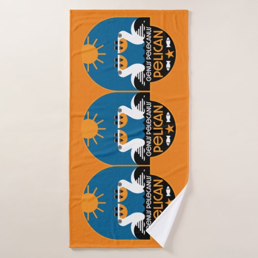 Genus Pelecanus Bird Art Badehandtuch (Badehandtuch)