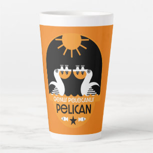 Genus Pelecanus Bird Art Milchtasse