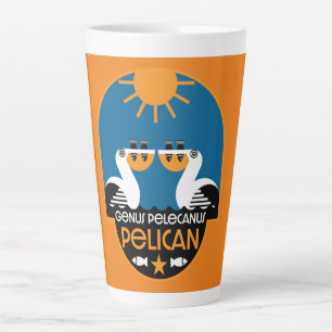 Genus Pelecanus Bird Art Milchtasse