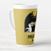 Genus Pelecanus Bird Art Milchtasse (Linke Ecke)