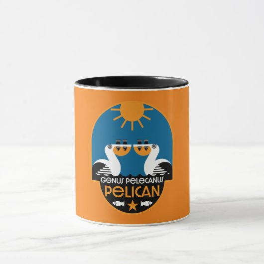 Genus Pelecanus Bird Art Tasse (Zentrum)