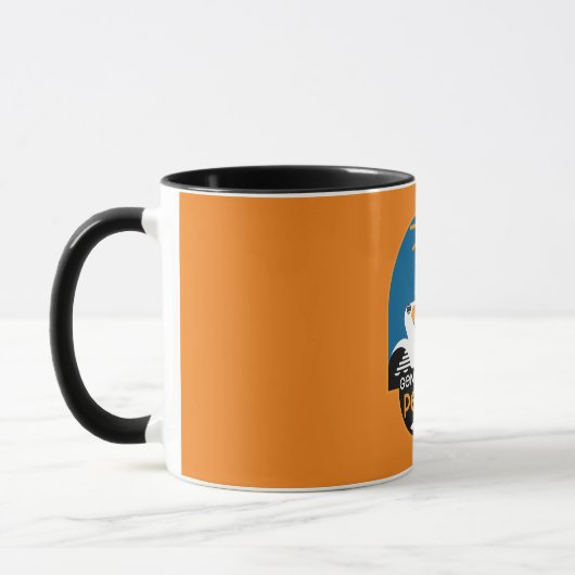 Genus Pelecanus Bird Art Tasse (Links)